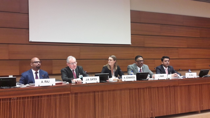 Mr. Ashwin Raj, Hon. Mr. Justice Anthony, Dr. Alice Edwards; Mr. Itendra Nair, Mr. Shahin Ali