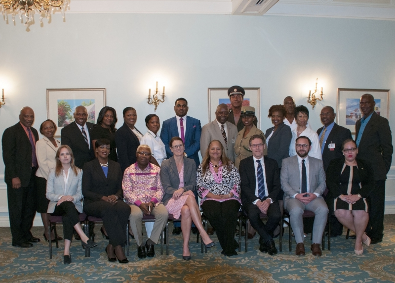 Some of the participants at the CTI roundtable, Nassau, The Bahamas